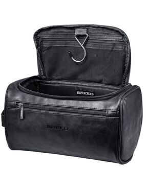 BREED LEATHER TRAVEL DOPP KIT BLACK